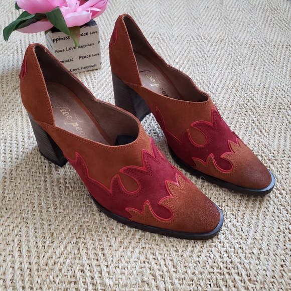 Free People Alamo Western Bootie Sz 38 - Picture 3 of 8